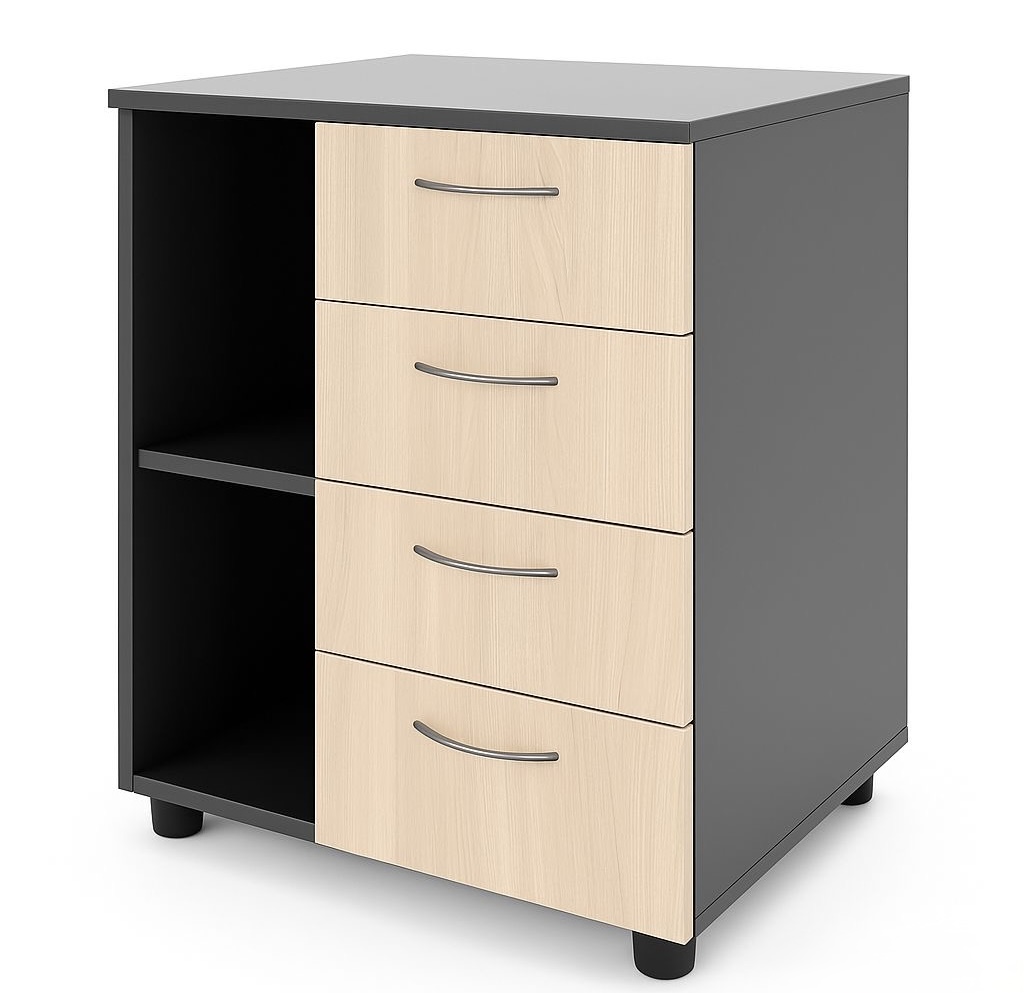 Тумба напівзакрита приставна 660х500х750Н мм Розком